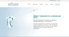 Desktop Screenshot of novuson.com
