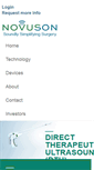 Mobile Screenshot of novuson.com