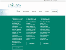 Tablet Screenshot of novuson.com